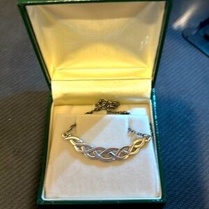 Sterling silver made in Ireland 🇮🇪 Celtic design necklace
